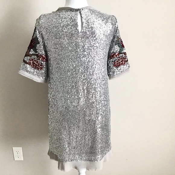 RARE ASO Alexis Rose in Schitt’s Creek Embroidered Sequin Dress NWT - Picture 9 of 16